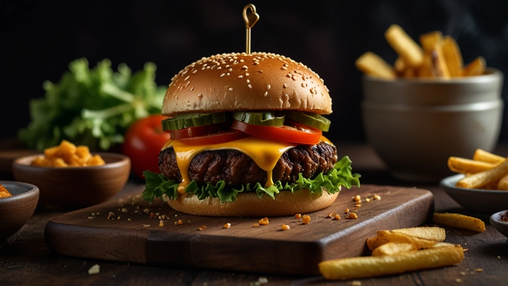 Smash Burger Vegano com Proteína de Soja