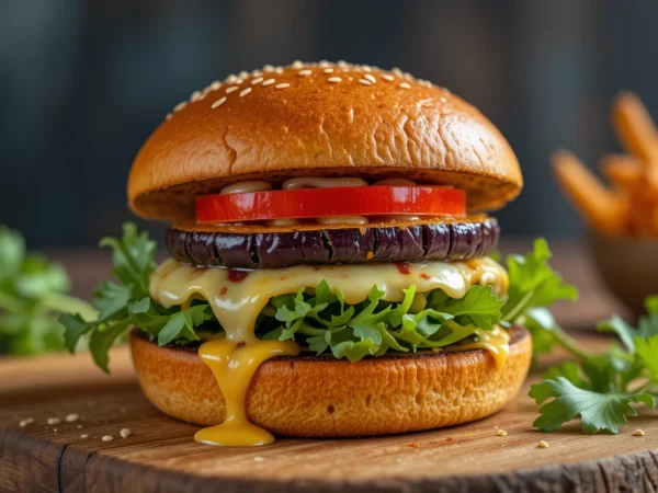 Hambúrguer de Berinjela e Queijo Coalho: Receita Saudável e Saborosa
