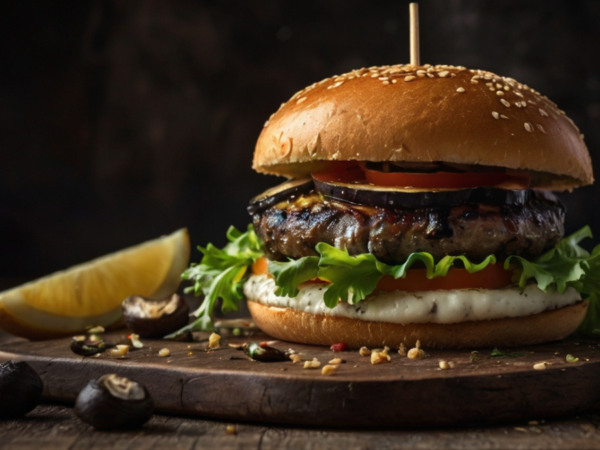 Hambúrguer de Cogumelos Portobello: Sabor Intenso e 100% Vegetariano