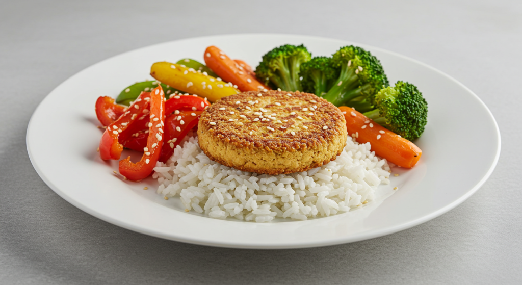 Hambúrguer Vegano de Tofu