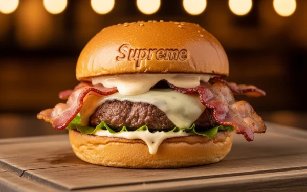 Receita de X-Bacon Supremo com Maionese de Alho Defumado